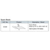 NSK Nakanishi DC200 Sonic-Cutter HSS Replacement Blades