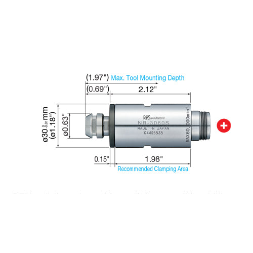 NSK Nakanishi NR-3060S Spindle - 60,000rpm (Ceramic Bearing)