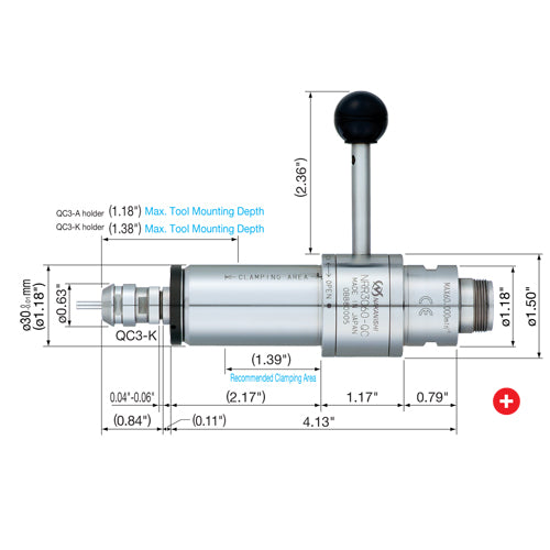 NSK Nakanishi NRR3060-QC Quick Change Spindle - 60,000rpm