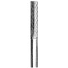 Carbide Bur - Cylindrical Shape with End Cut on 1/8" dia. Shank