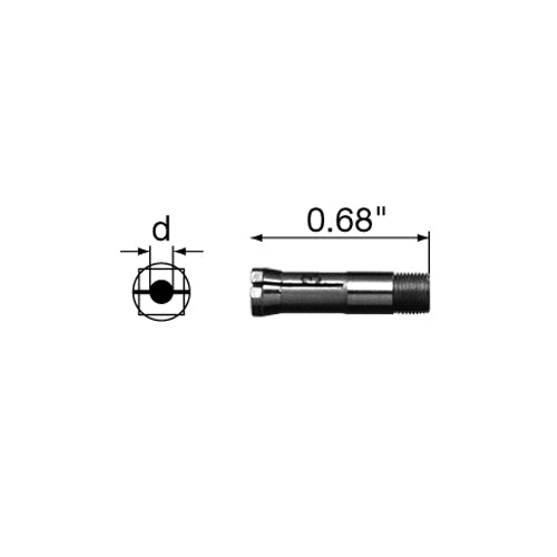 NSK Nakanishi K-252 1/16'' dia. Collet– ArtcoTools.com