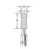 DIPROFIL Diamond Pins - Flat Cone Shape