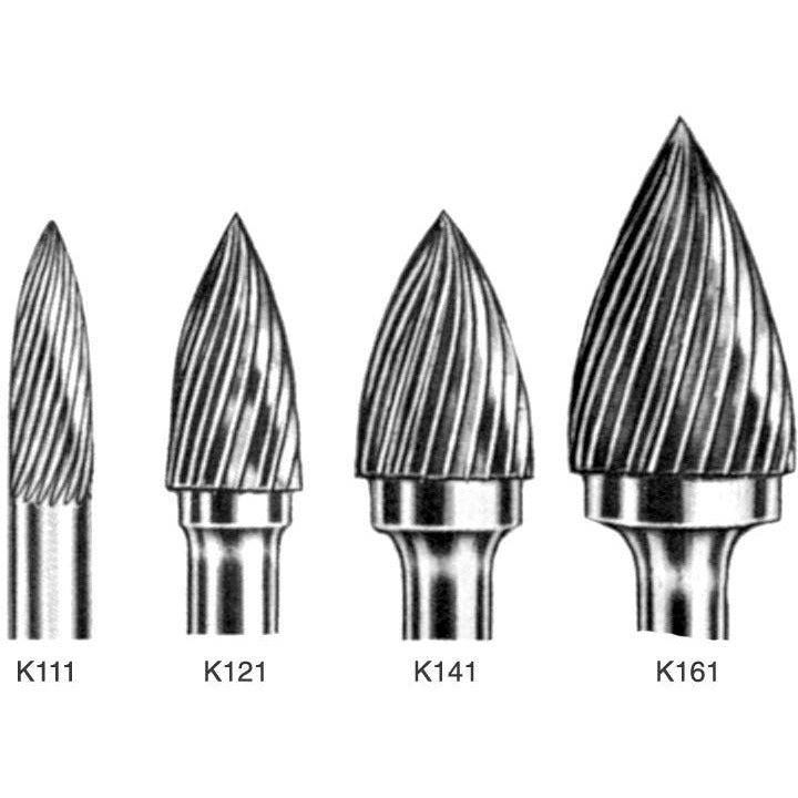 ARTCO Carbide Bur - Pointed Tree - 1/4